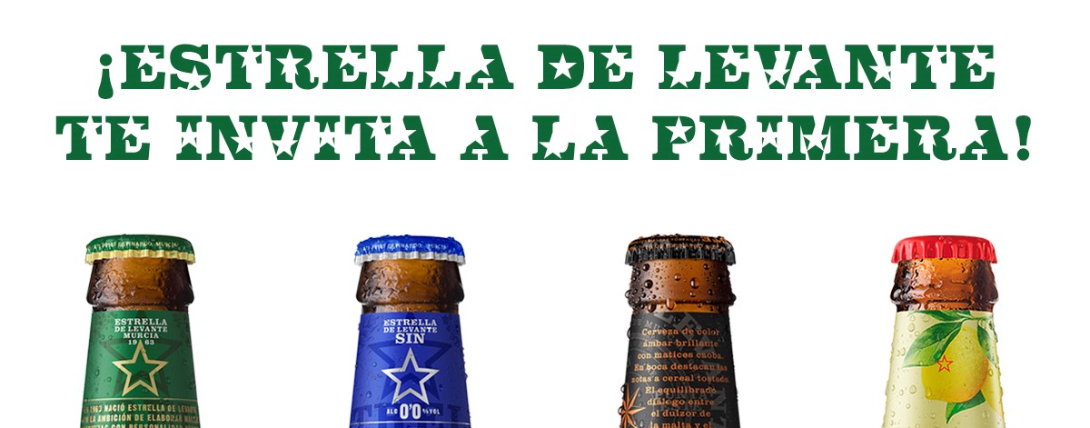 Estrella de Levante lanza la promoción “Te invitamos a la primera”