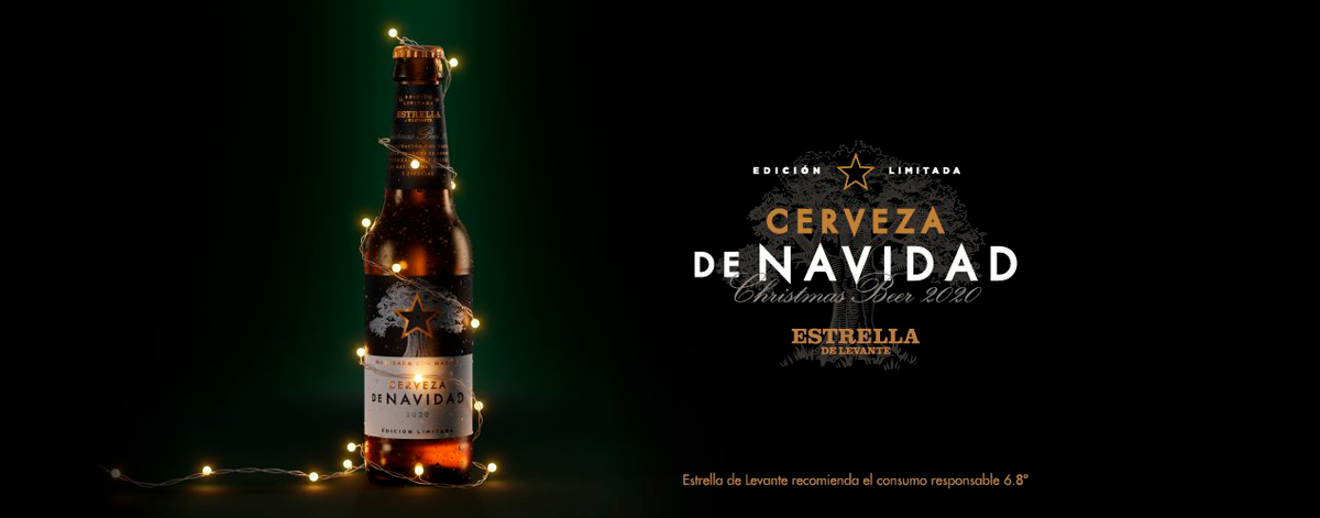 La ‘Cerveza de Navidad’ de 2020 de Estrella de Levante se podrá comprar online, en Hostelería y en Alimentación