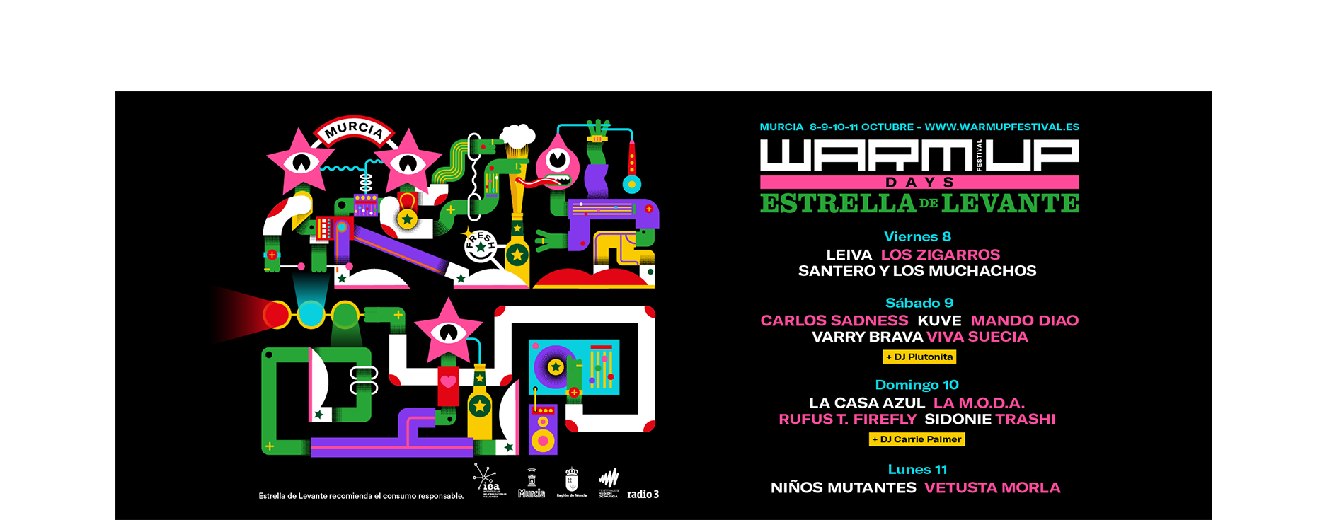 El nuevo WARM UP Days Estrella de Levante reunirá 5.000 personas al día en el recinto de La Fica del 8 al 11 de octubre