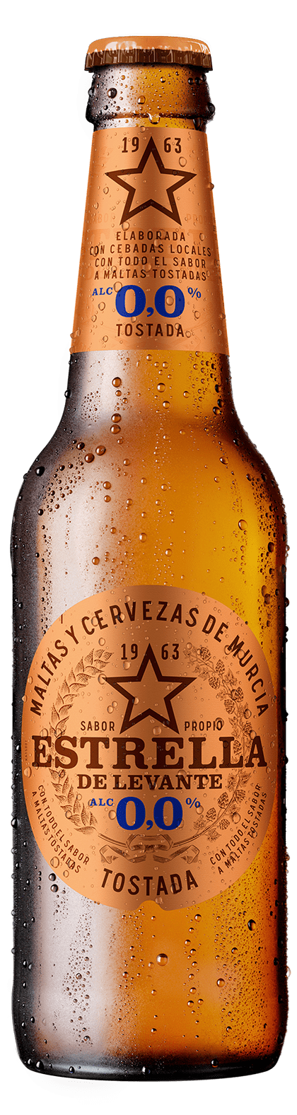 Botella Estrella de Levante 0,0 Tostada